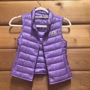 Moncler Violet Puffer Vest